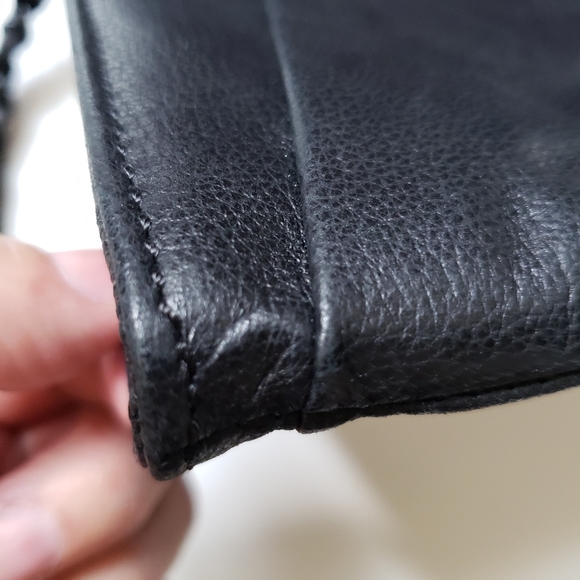 Elliott Lucca Small Black Leather Crossbody Bag - Picture 11 of 14